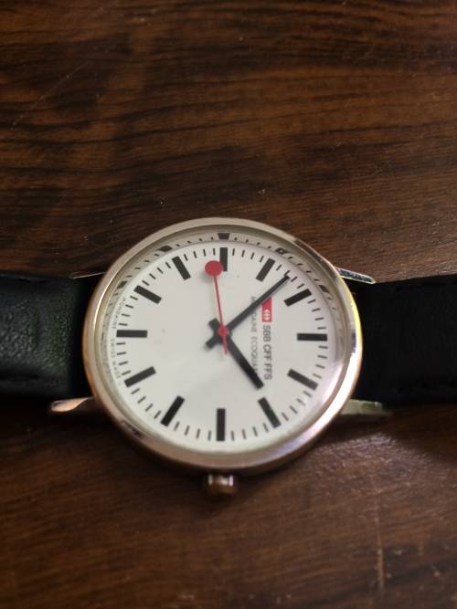 Vintage MONDAINE Swiss Railway Wristwatch - Bargain