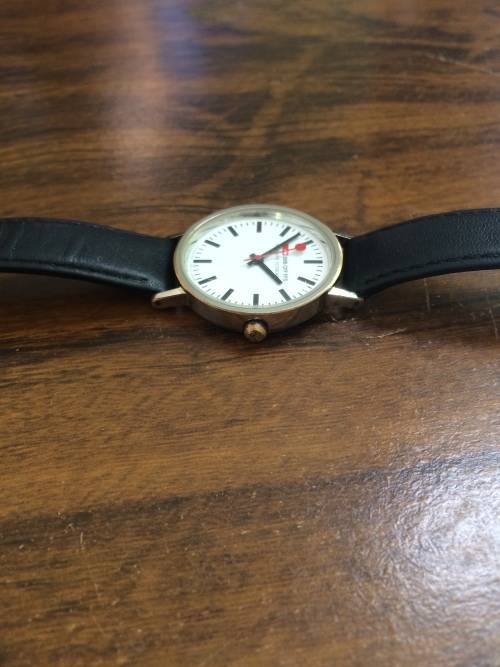Vintage MONDAINE Swiss Railway Wristwatch - Bargain