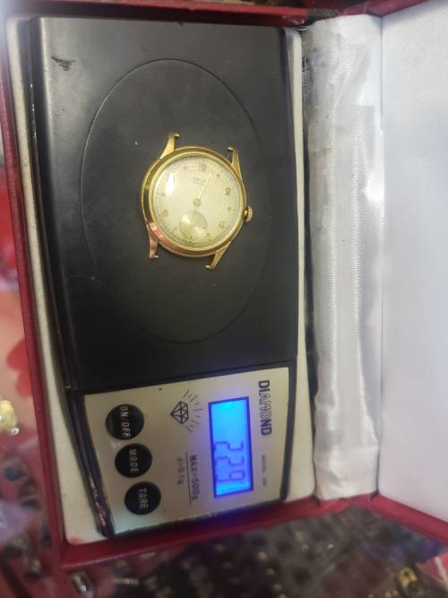 Vintage Driva Swiss Solid 18K watch - Bargain! Clearance Sale