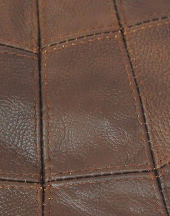 LORENZ GENUINE ITALIAN BROWN PATCHWORK LEATHER BOHO BAG