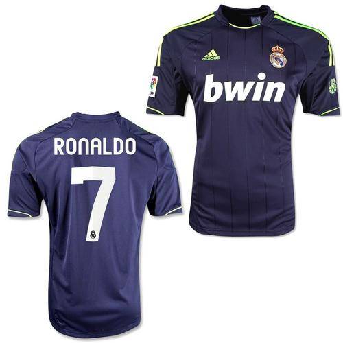 2013 REAL MADRID AWAY SHIRT+RONALDO 7+1 LARGE ONLY+FREE SHIPPING