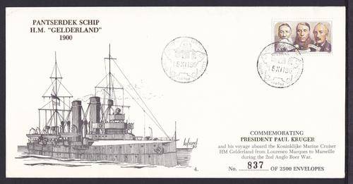 CAPE TOWN COVER - COMMEMORATING PRESIDENT PAUL KRUGER DURING THE 2nd ANGLO BOER WAR