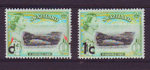 Swaziland Definitives-QE II