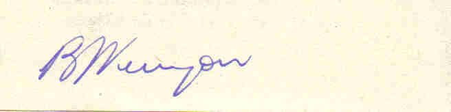 Basil Kenyon Autograph