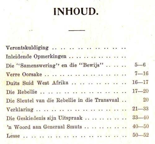 Die Anderkant van die Rebellie - 'n Woord aan Generaal Smuts  --  Johan H Schoeman