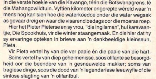 Winterwerf in die Kavango  --  Pieter Pieterse