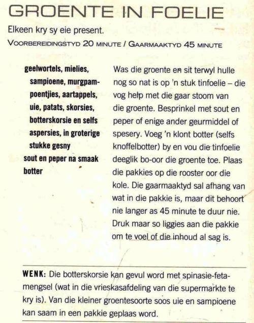 Voetspore Kookboek  --  Johan Badenhorst