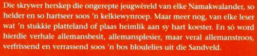 Vonke Uit die Koeroeklip, - Eie Verhaal Uit die Namakwaland - Gert Sarrisam -  Gert C Engelbrecht -