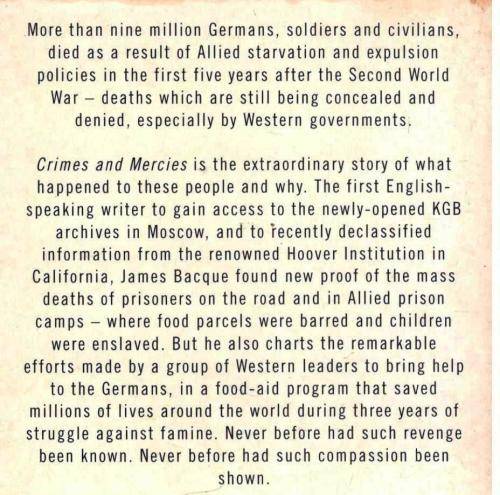 Crimes and Mercies   ---   James Bacque