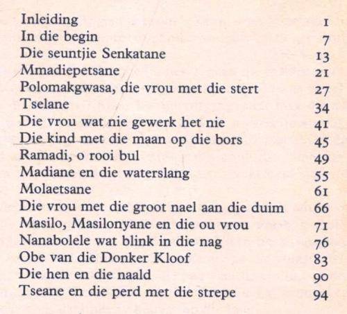 As die Maan oor die Lug Loop  --  Sotho Verhale  --  Minnie Postma