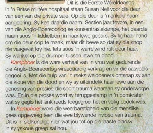 Kamp-hoer  --  Francois Smith