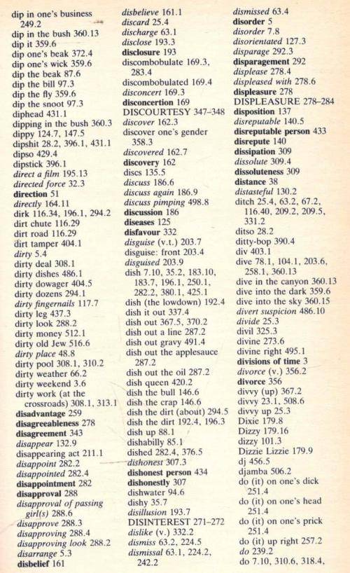 The Slang Thesaurus   --  Jonathon Green