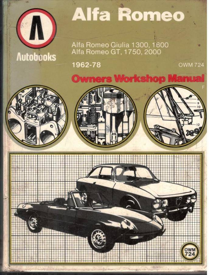 4 Car Manuals 1  - Citroen -Jaguar - Datsun - Alfa Romeo