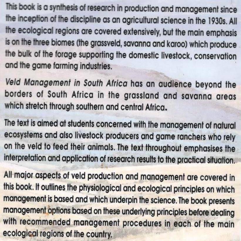 Veld Management in South Africa  --  Neil Tainton