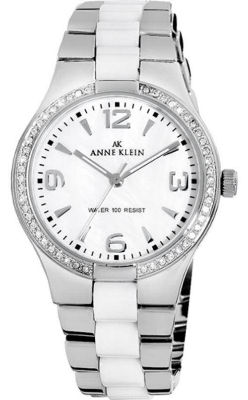 ANNE KLEIN Swarovski Crystal Ceramic Ladies Dress Watch