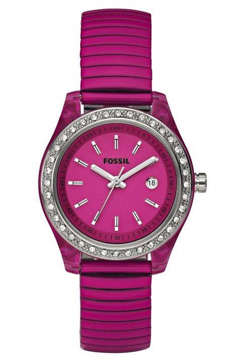 FOSSIL Stella Mini Crystal Accented Stretch Bracelet Ladies Watch