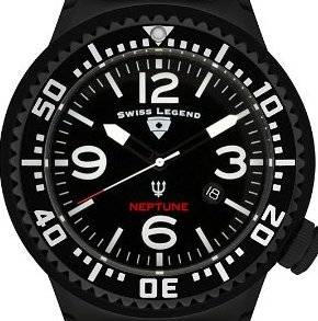 SWISS LEGEND Neptune Collection Ion-Plated Swiss Quartz Mens Watch