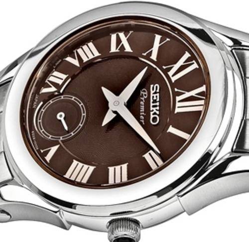 SEIKO PREMIER Classic Brown Dial Ladies Dress Watch