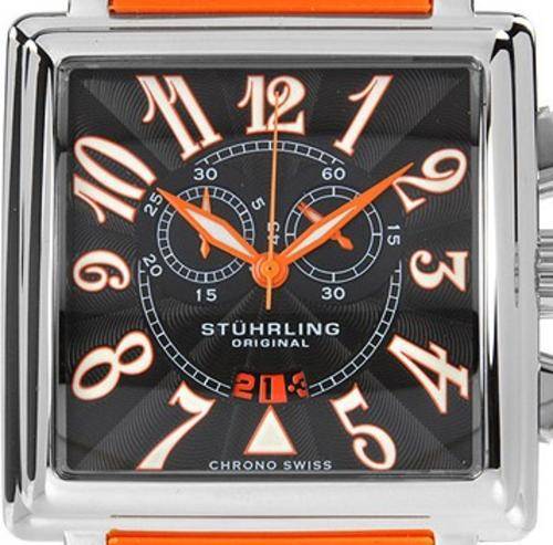 STUHRLING Manchester Oversized Swiss Chronograph Mens Watch