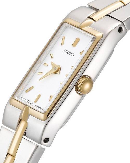 SEIKO Petite Two Tone Ladies Dress Watch