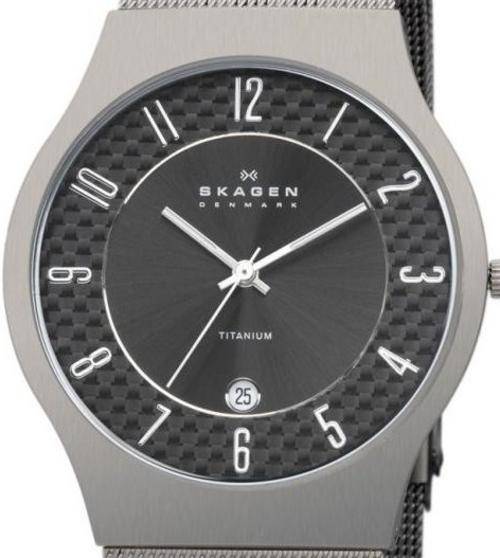 SKAGEN Denmark Ultra Slim Titanium Mens Watch