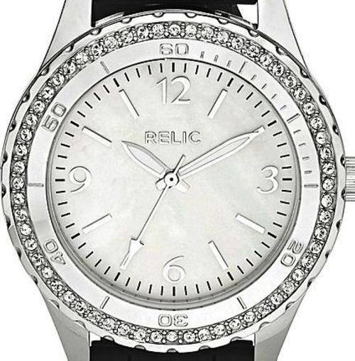 RELIC by FOSSIL Crystal Accented Mother Of Pearl Ladies Watch