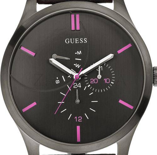 GUESS Chronograph Large Black Dial Mens Watch