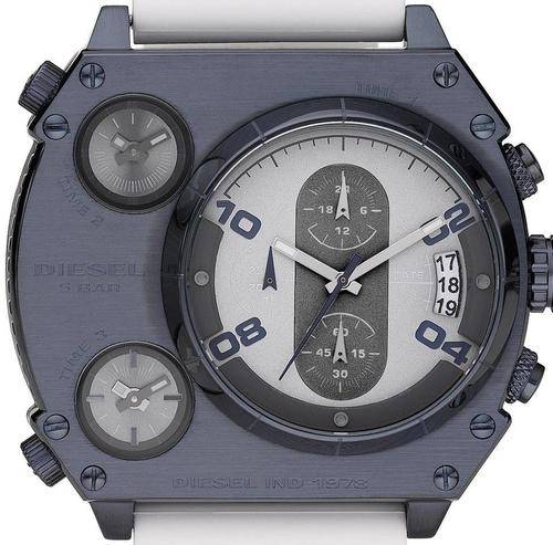 DIESEL Triple Time Zone Oversized Chronograph Mens Watch