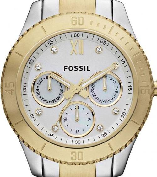 FOSSIL Stella Crystal Accented Multifunction Ladies Watch