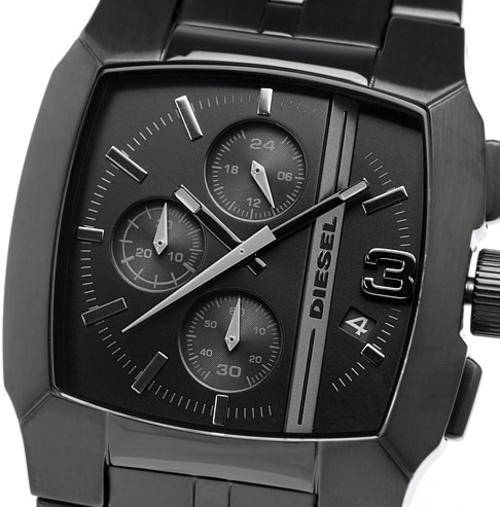 DIESEL Blackout Stainless Steel Chronograph Mens Watch