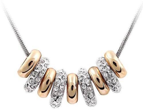 SWAROVSKI Elements 9 Ring Ladies Necklace