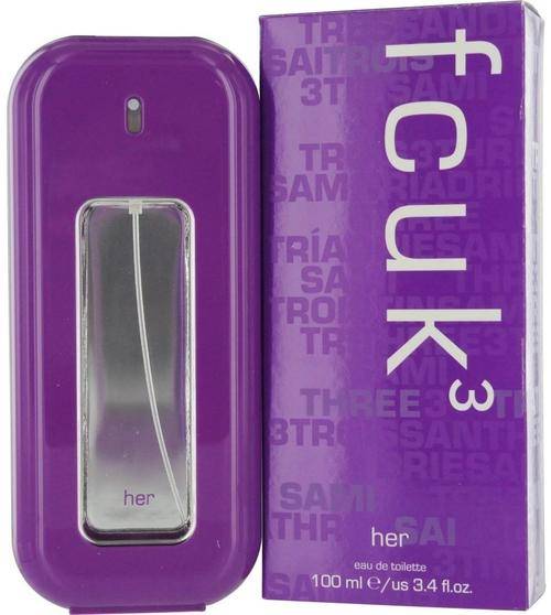 FCUK 3 Eau De Toilette Spray For Her (100ml)