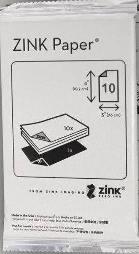 ZINK Paper (Pack of 10 sheets)