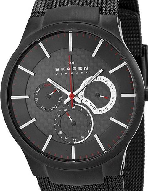 Authentic SKAGEN Denmark Multifunction Titanium Mens Watch