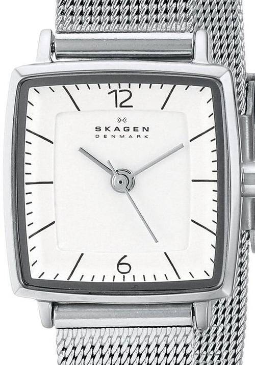 Authentic SKAGEN Denmark Ultra Slim Stainless Steel Mesh Band Ladies Watch