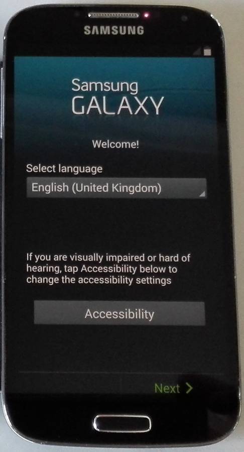 SAMSUNG Galaxy S4 GT-I9500 Handset