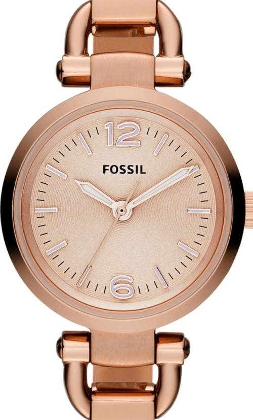 Authentic FOSSIL Georgia Rose Gold Stainless Steel Ladies Watch