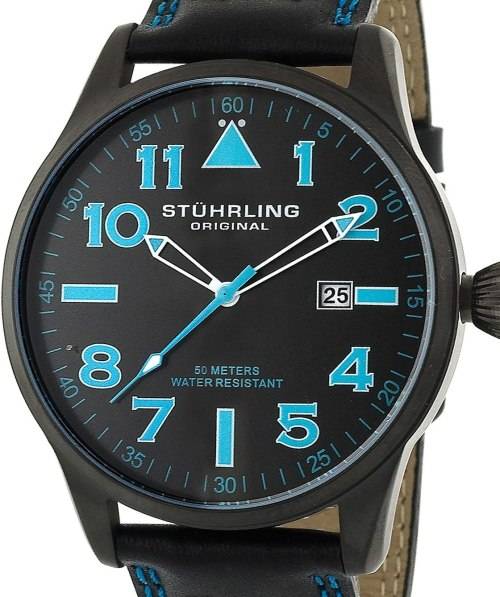 Authentic STUHRLING Eagle Collection Swiss Quartz Mens Watch