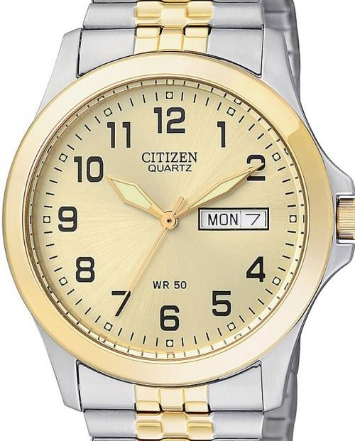 Authentic CITIZEN Two Tone Stainless Steel Mens Watch
