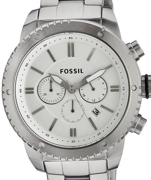 Authentic FOSSIL Logan Stainless Steel Chronograph Oversized Mens Watch