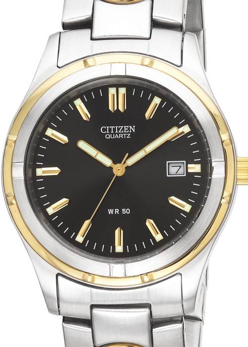 Authentic CITIZEN Stainless Steel Two Tone Mens Watch