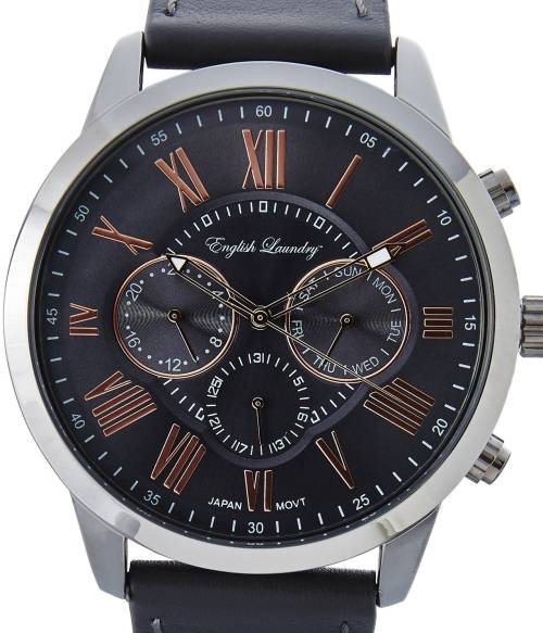 Authentic ENGLISH LAUNDRY Multifunction Oversized Mens Watch