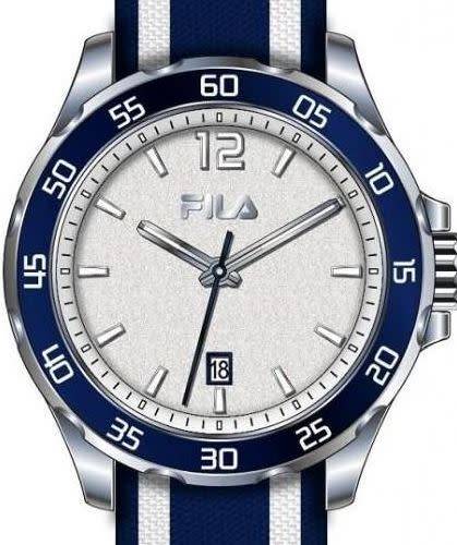 Authentic FILA Blue Nylon Sport Mens Watch