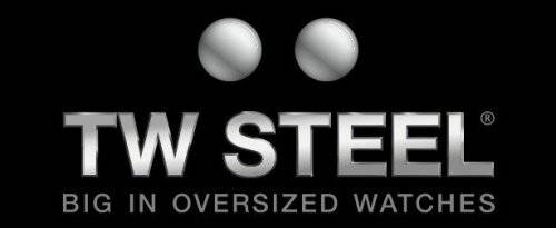 Authentic TW STEEL Canteen Swarovski Crystal Accented Oversized Ladies Watch