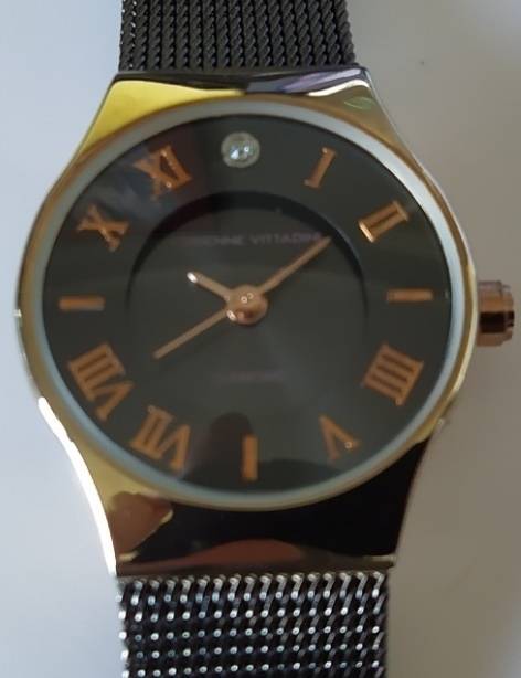 Authentic ADRIENNE VITTADINI Diamond Accented Ladies Watch