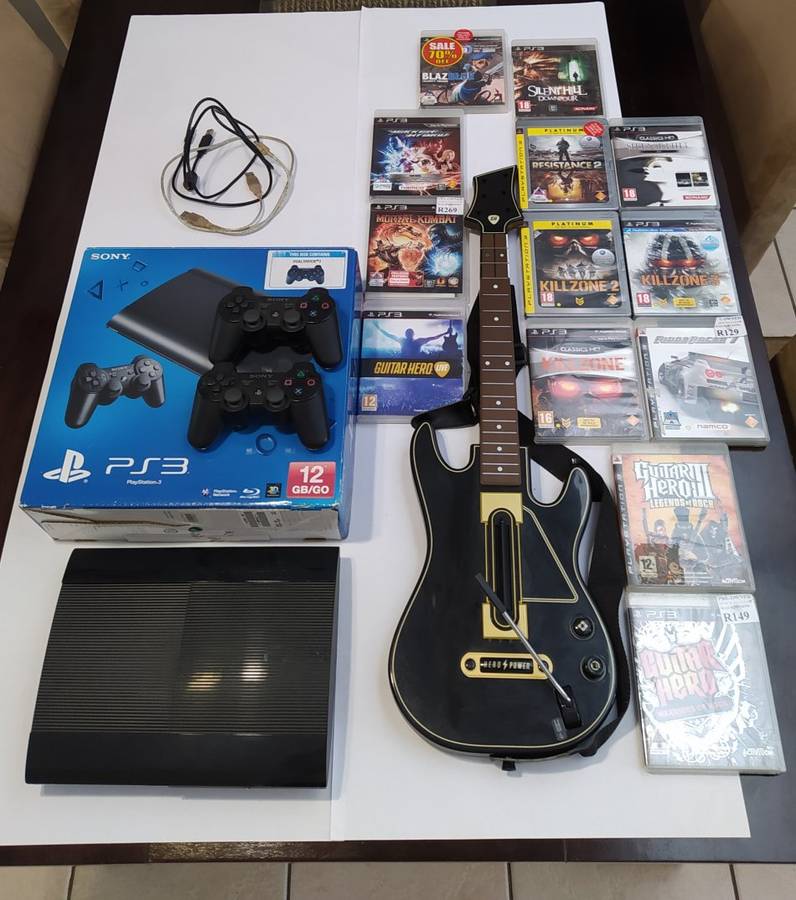 PS3 Bundle (includes Guitar Hero Live)