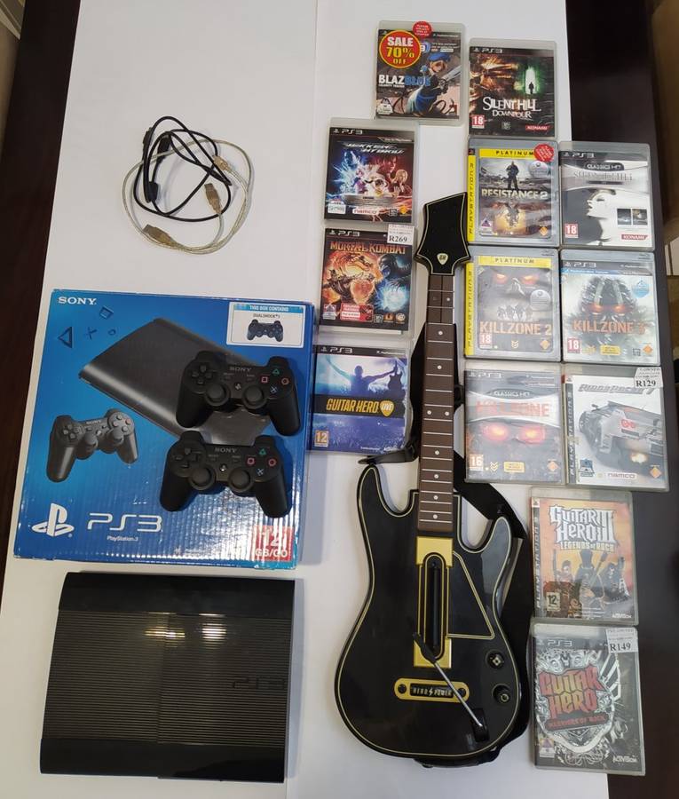 PS3 Bundle (includes Guitar Hero Live)