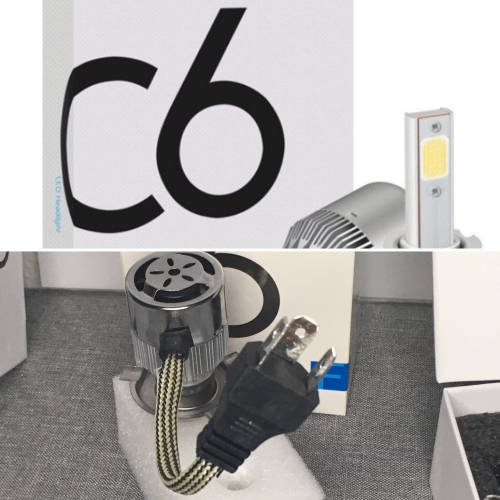 C6 Headlight Bulb Set - H4 (3 Pin)