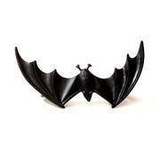 Bat clip on earring / ear cuff (Black)