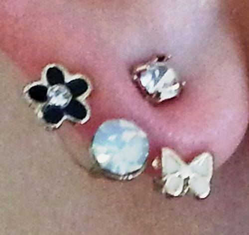 Summer ear cuffs  - Black